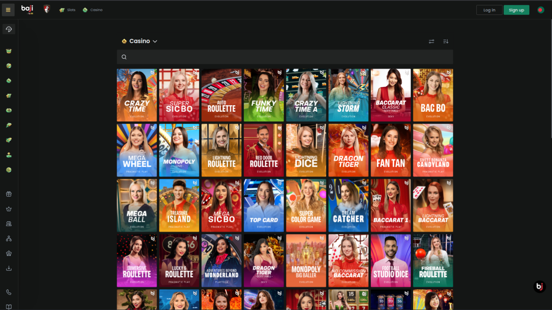 Baji Desktop-Live-Dealer