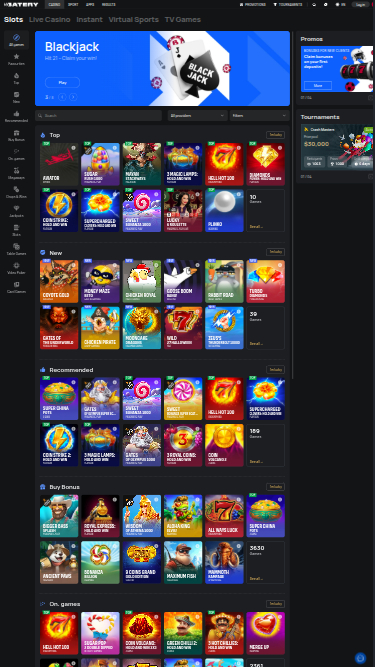 Giochi di Batery su mobile