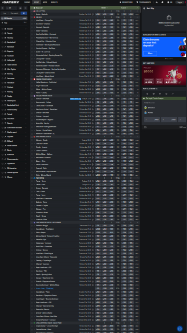 Sport di Batery su mobile