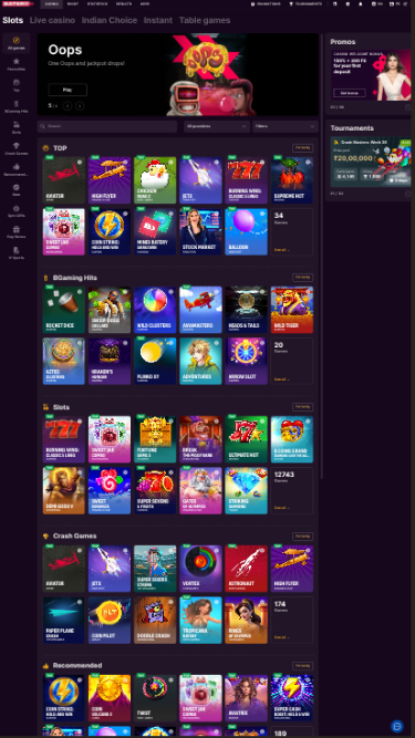 BateryBet Casino Mobile Games