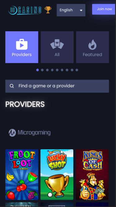 BB Casino mobile Spielentwickler