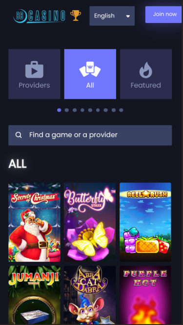 BB Casino mobile Spiele