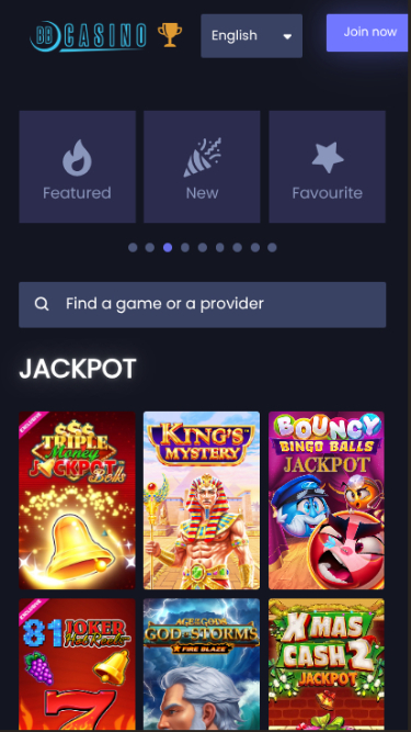BB Casino mobiler Jackpot