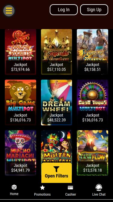 Мобильный джекпот Bella Vegas Casino