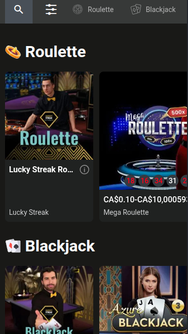 Croupier en direct mobile de Bet O Bet Casino