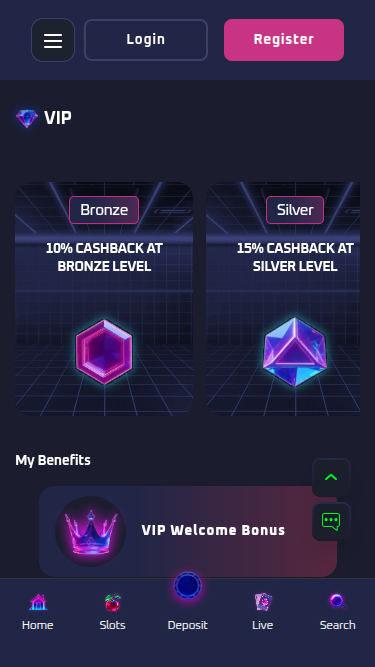 Programma VIP mobile di Bet25Star Casino