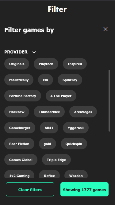 Sviluppatori di giochi mobile di Bet365 Casino