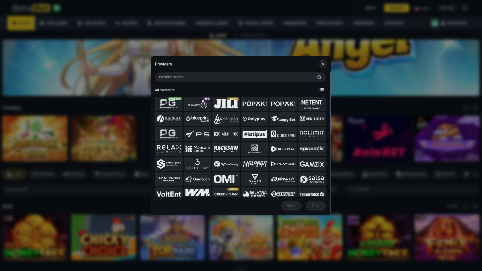 Разработчики настольных игр для казино BetaBet