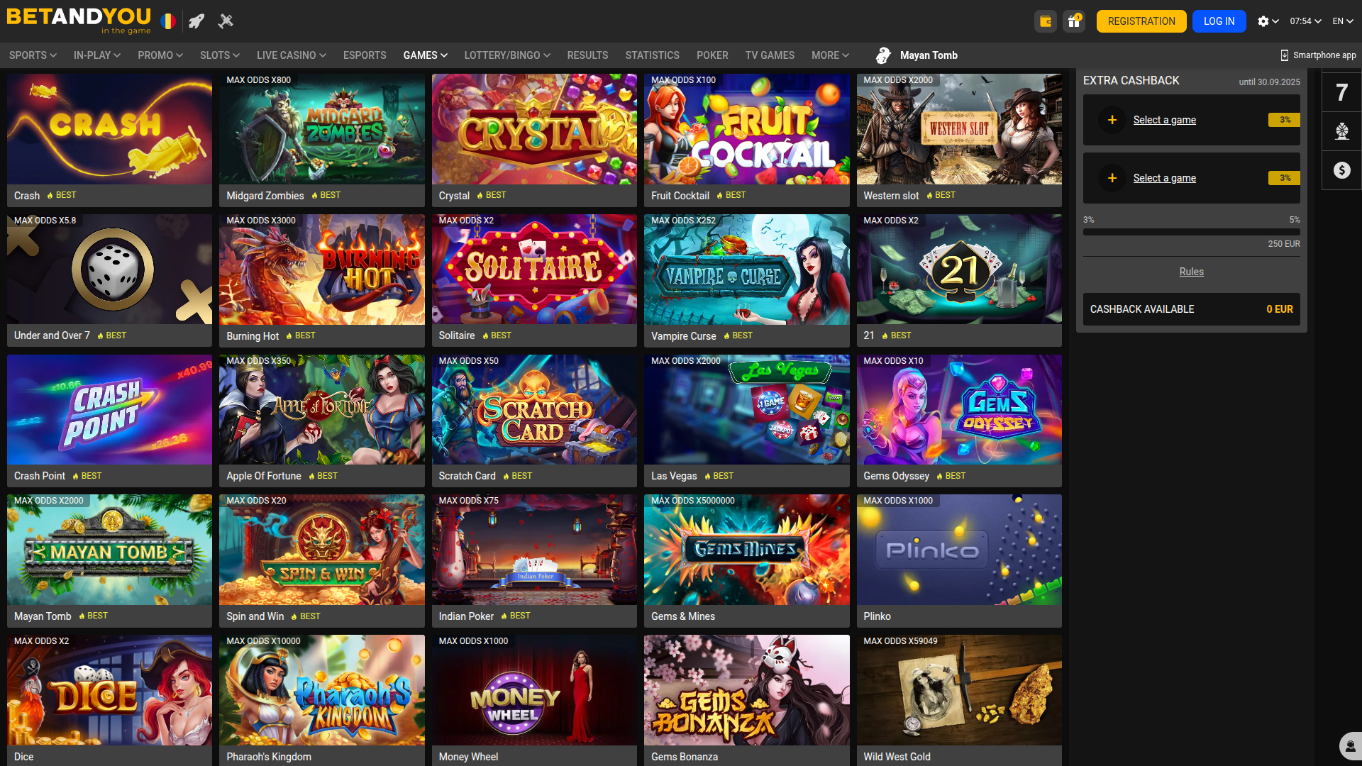 Игры Betandyou Casino для компьютера