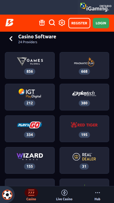 Desenvolvedores de jogos móveis do Betano Casino