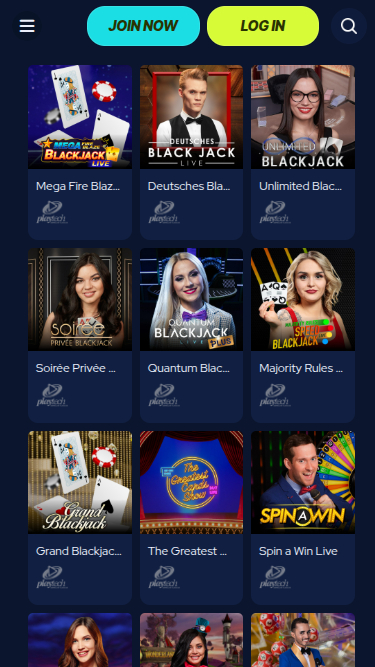 Croupier en direct mobile de BetBeast