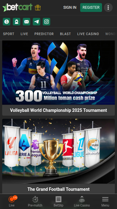 Promotions mobiles de Betcart Casino