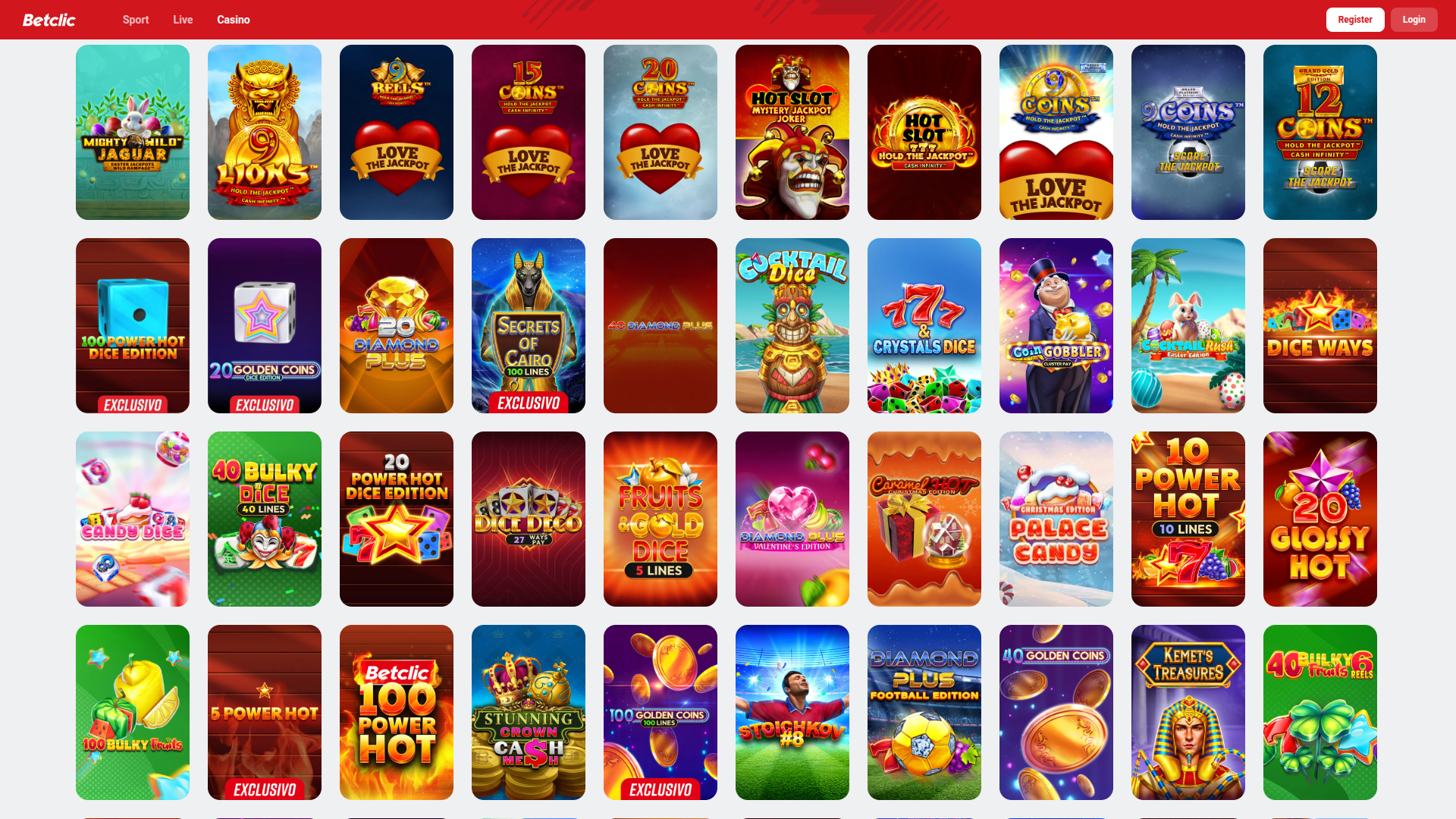 Betclic Casino Desktop Jackpot