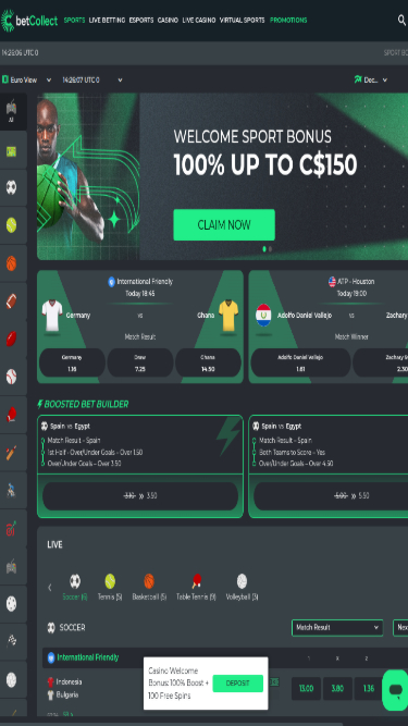Betcollect Casino Deportes Móviles