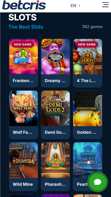 Betcris Mobile Games