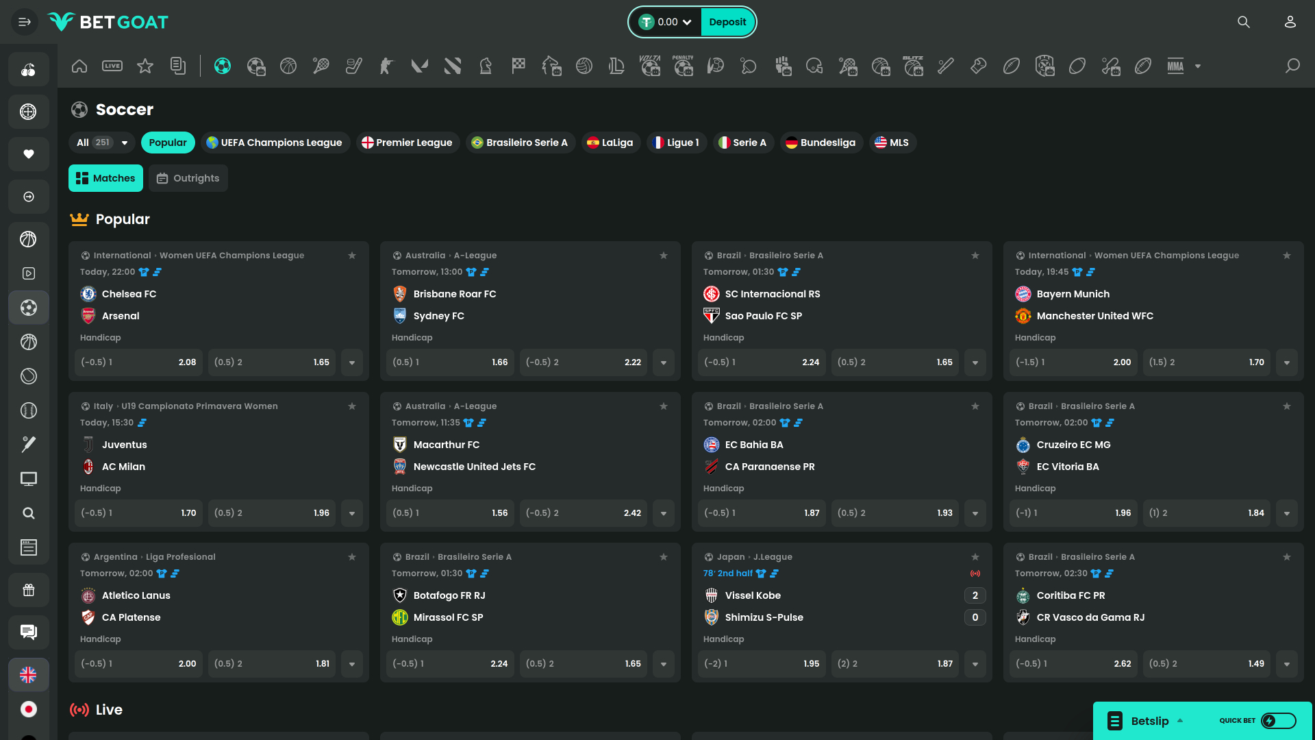 BetGoat Casino Sports Bureau