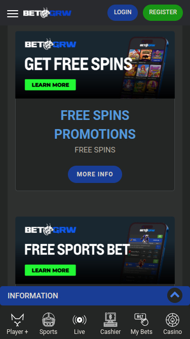 Promotions mobiles de BetGrw Casino
