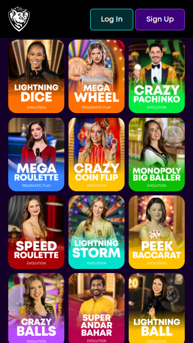 Crupier en vivo móvil de BetHog Casino