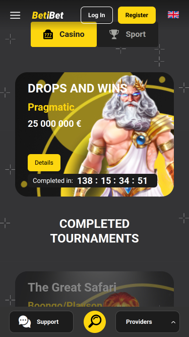BETiBET Casino Mobile Turniere