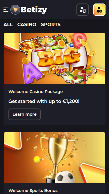 Betizy Casino Mobile Promotions