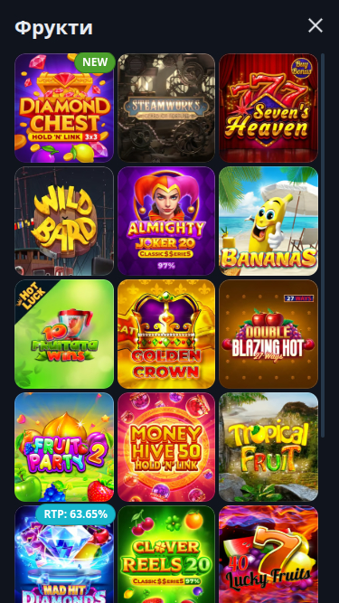 Juegos móviles de BetKing Casino