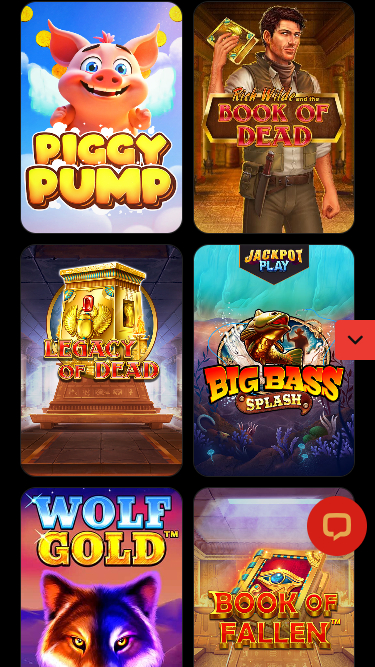 Jeux mobiles de BetMaximus Casino