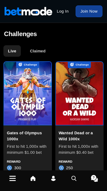 Betmode Casino Mobile Challenges