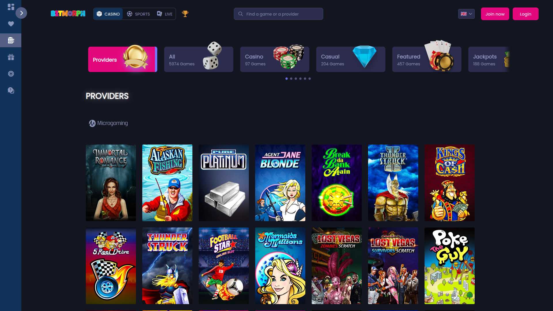 Développeurs de jeux de bureau Betmorph