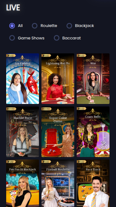 Betmorph Mobile-Live-Dealer