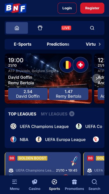 BetNFlix Sports Mobile