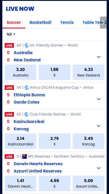 Sports mobiles de BetNFlix