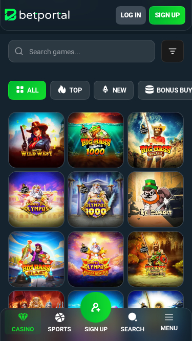 Betportal Casino Mobile Games