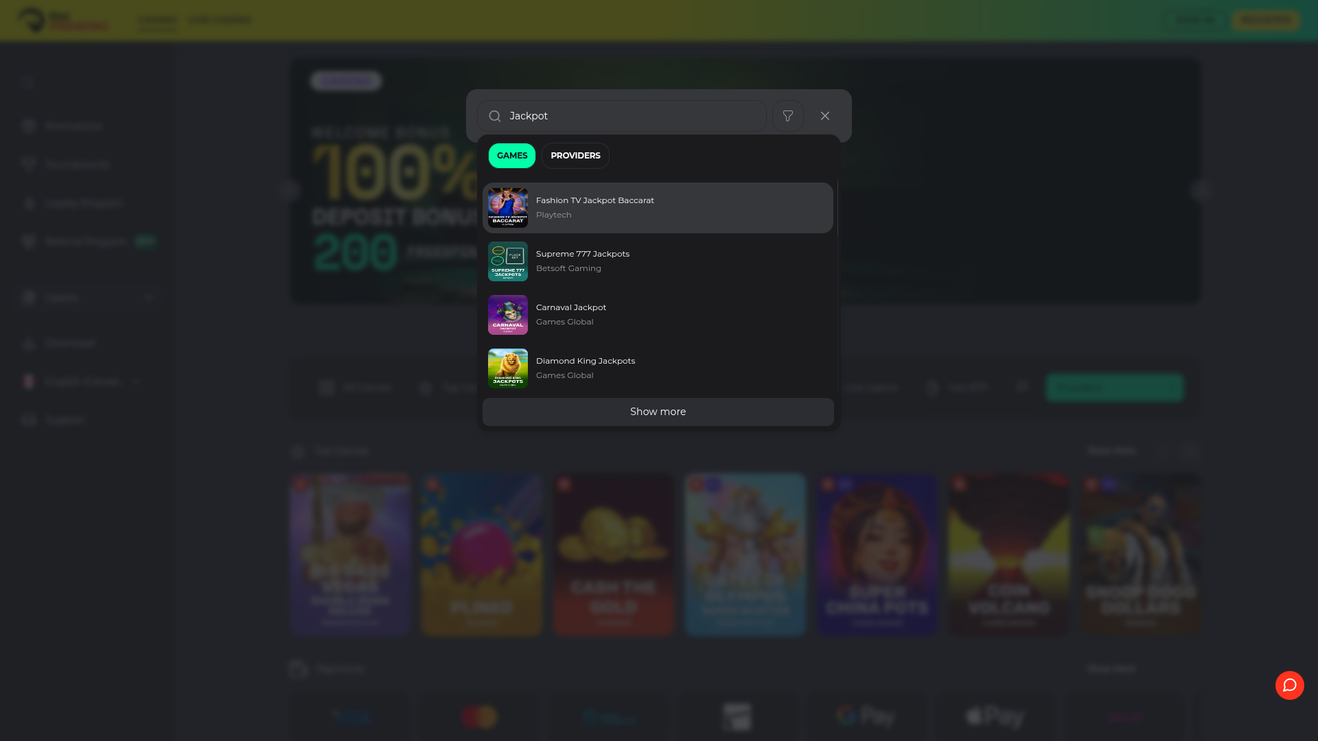 Jackpot de bureau de BetPRIMEIRO Casino