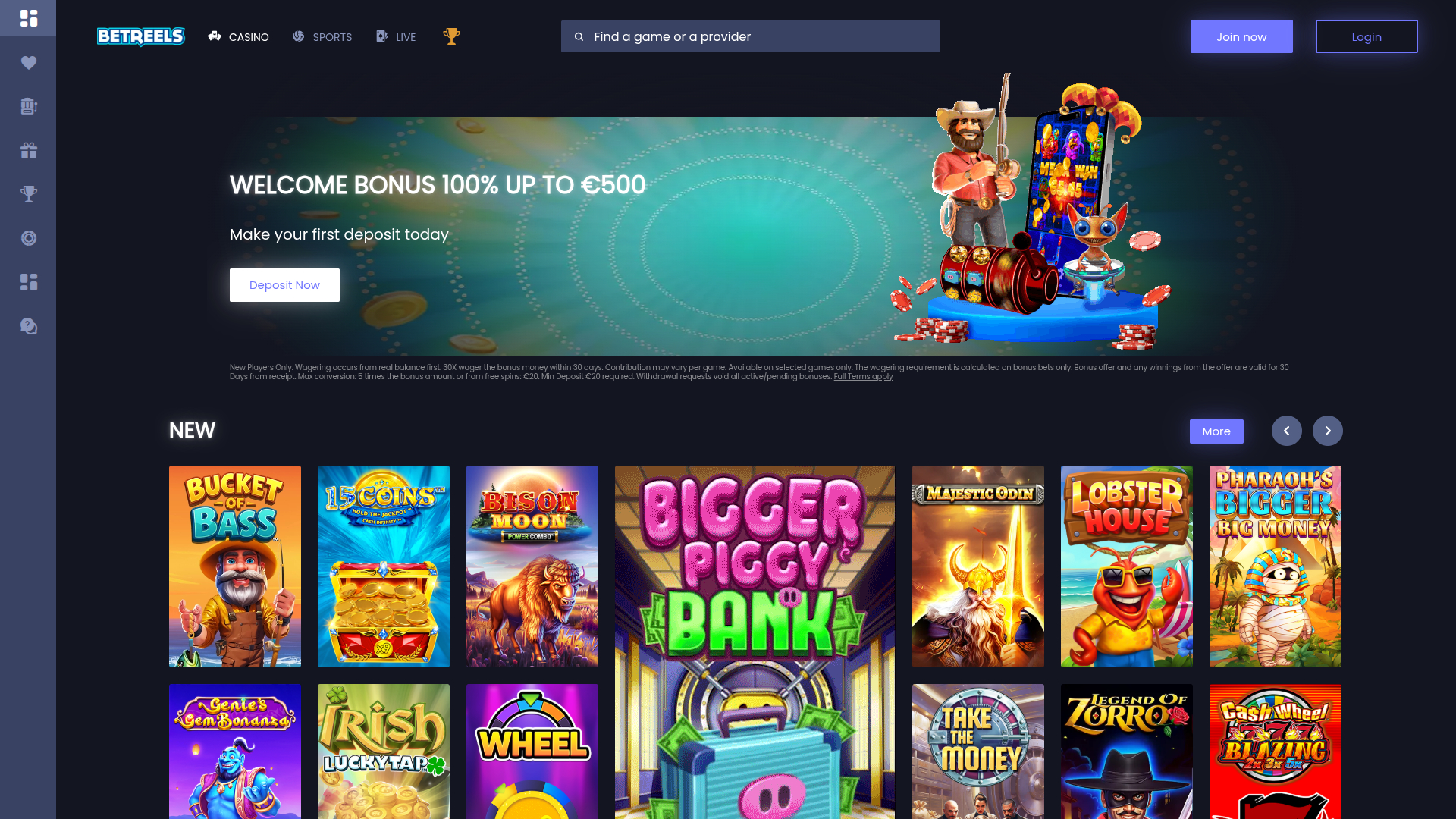 Page d'accueil de bureau de Betreels