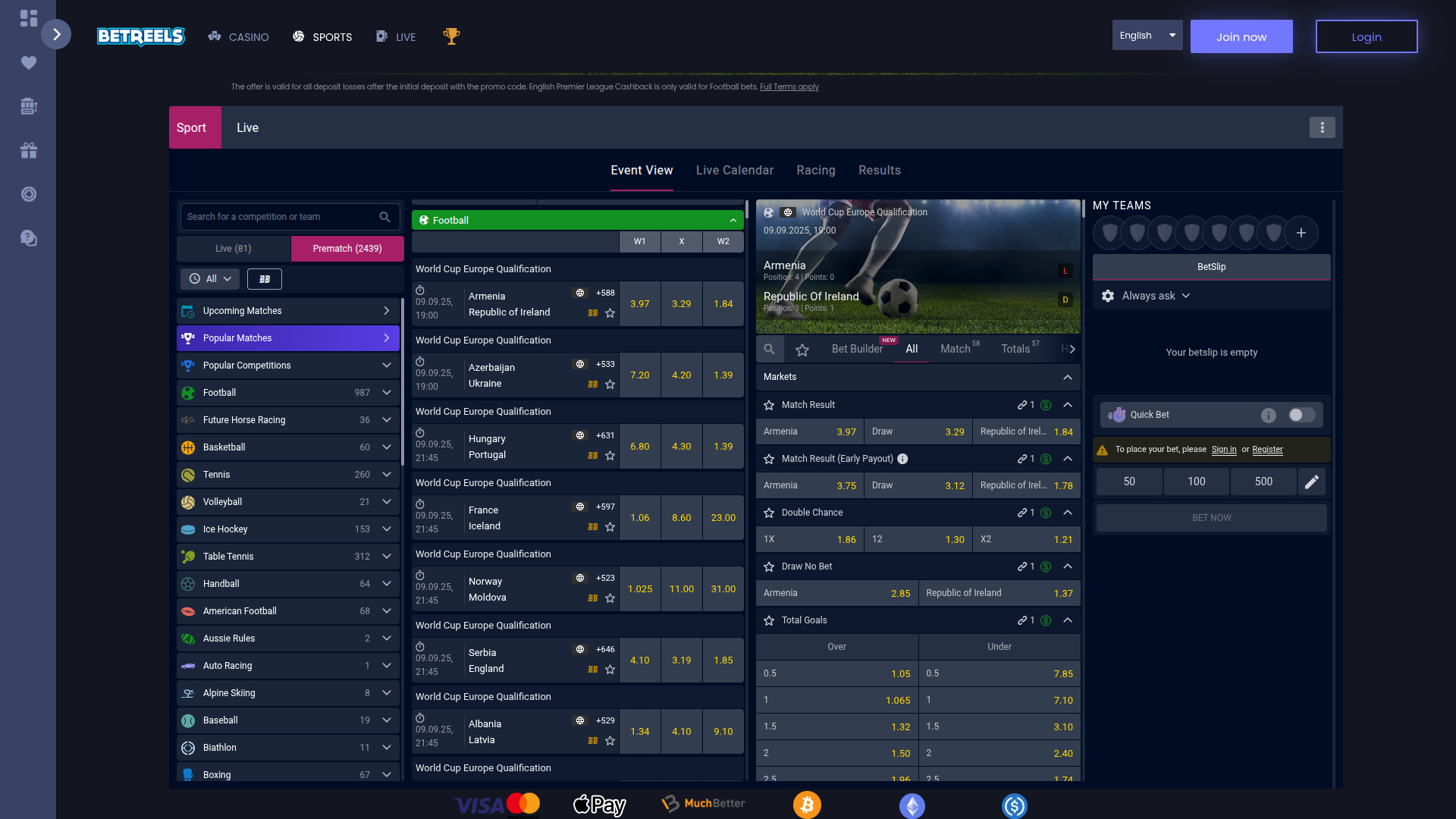 Sports de bureau de Betreels