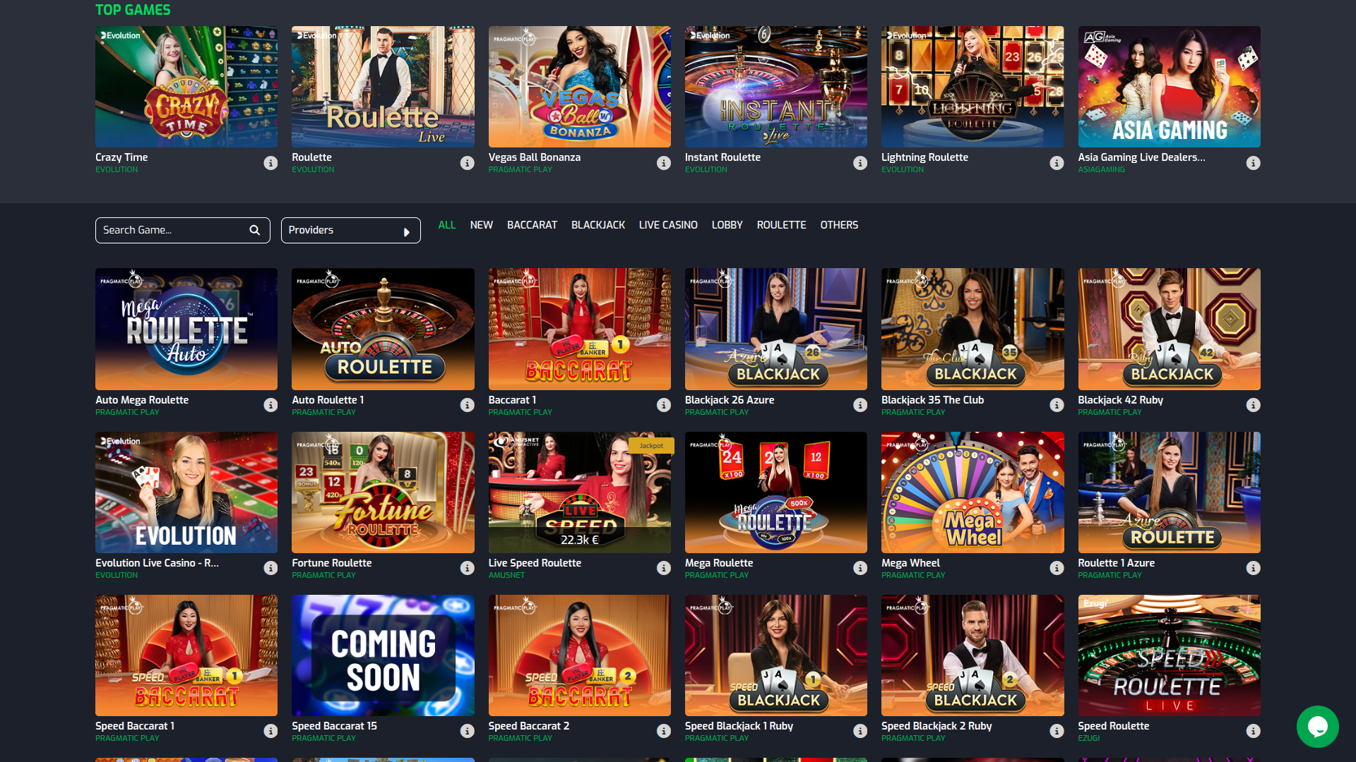 Croupier en direct sur ordinateur de Betroom24 Casino