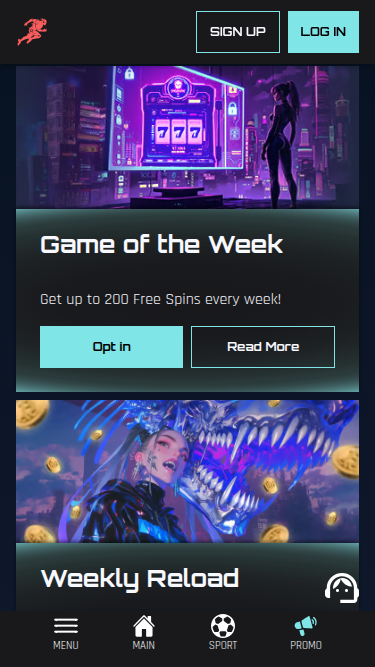 Promotions mobiles de BetRunner Casino