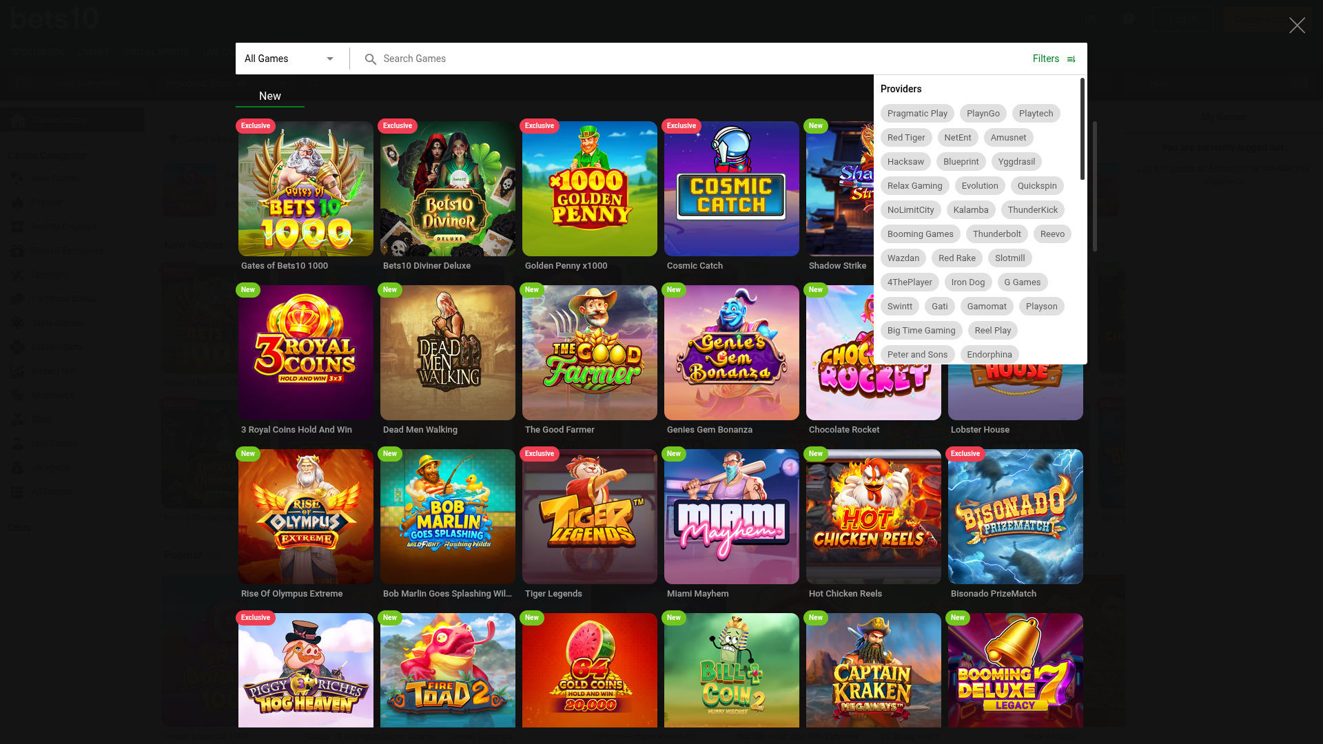 Développeurs de jeux de bureau de Bets10