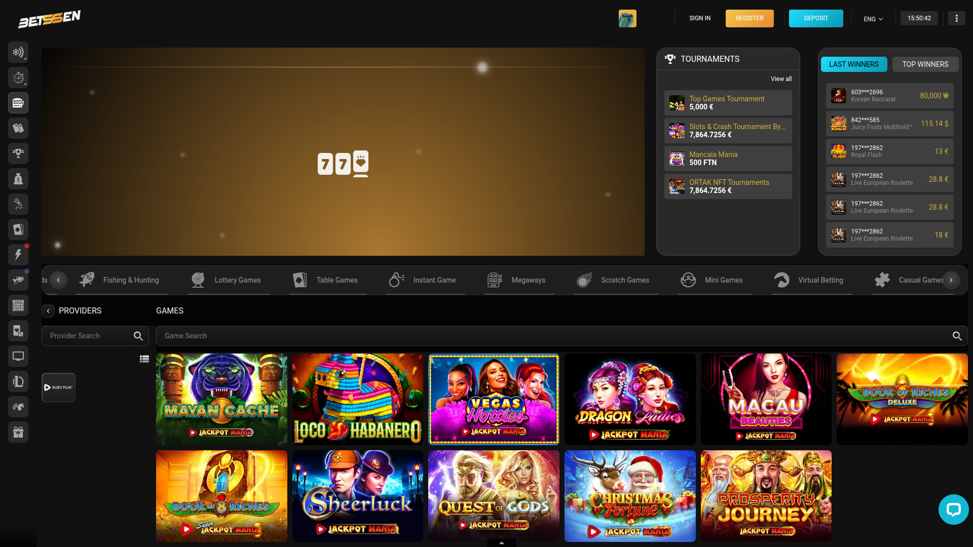 Bote de escritorio de Betssen Casino