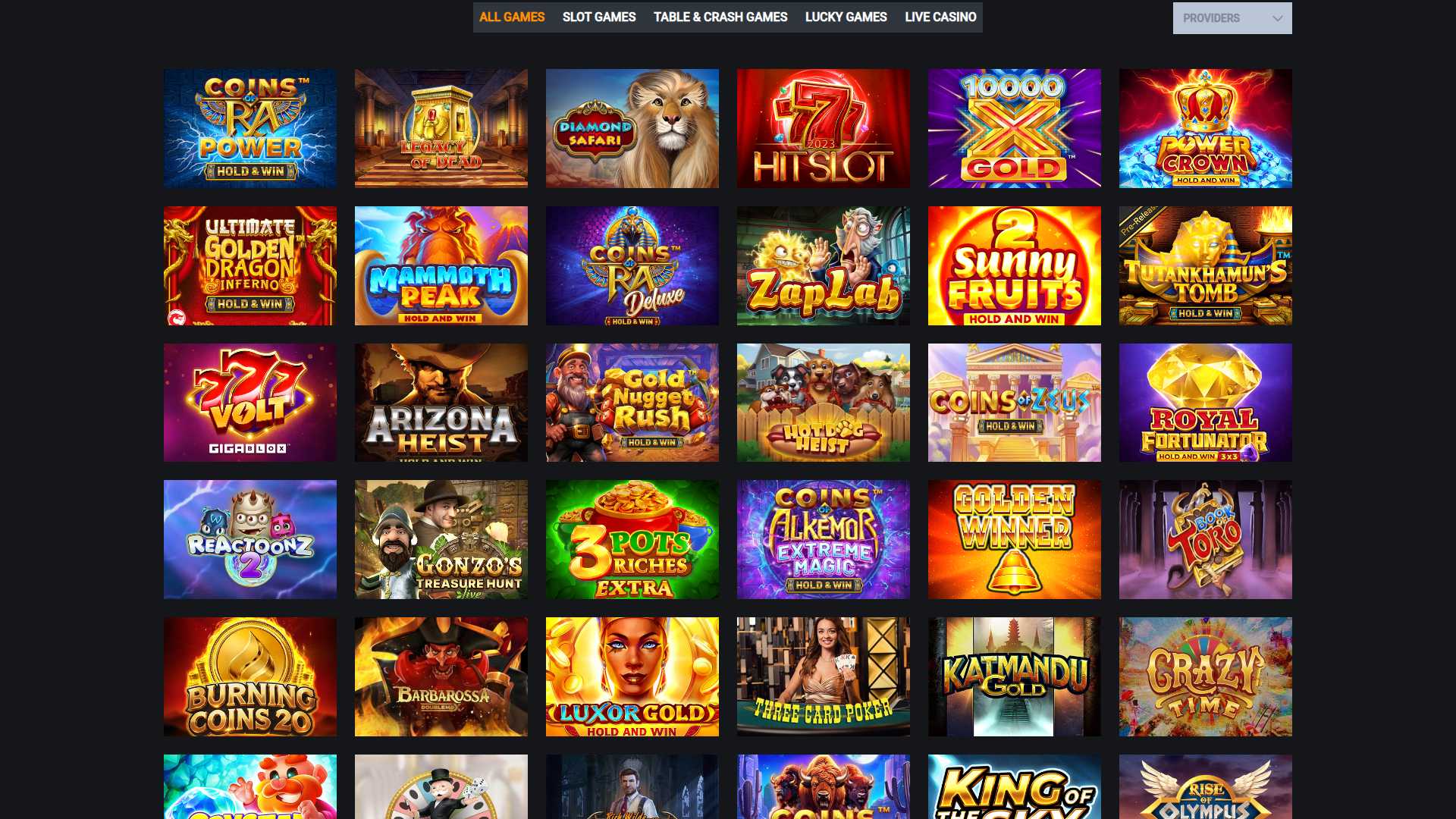 Jeux sur ordinateur de Betstro Casino