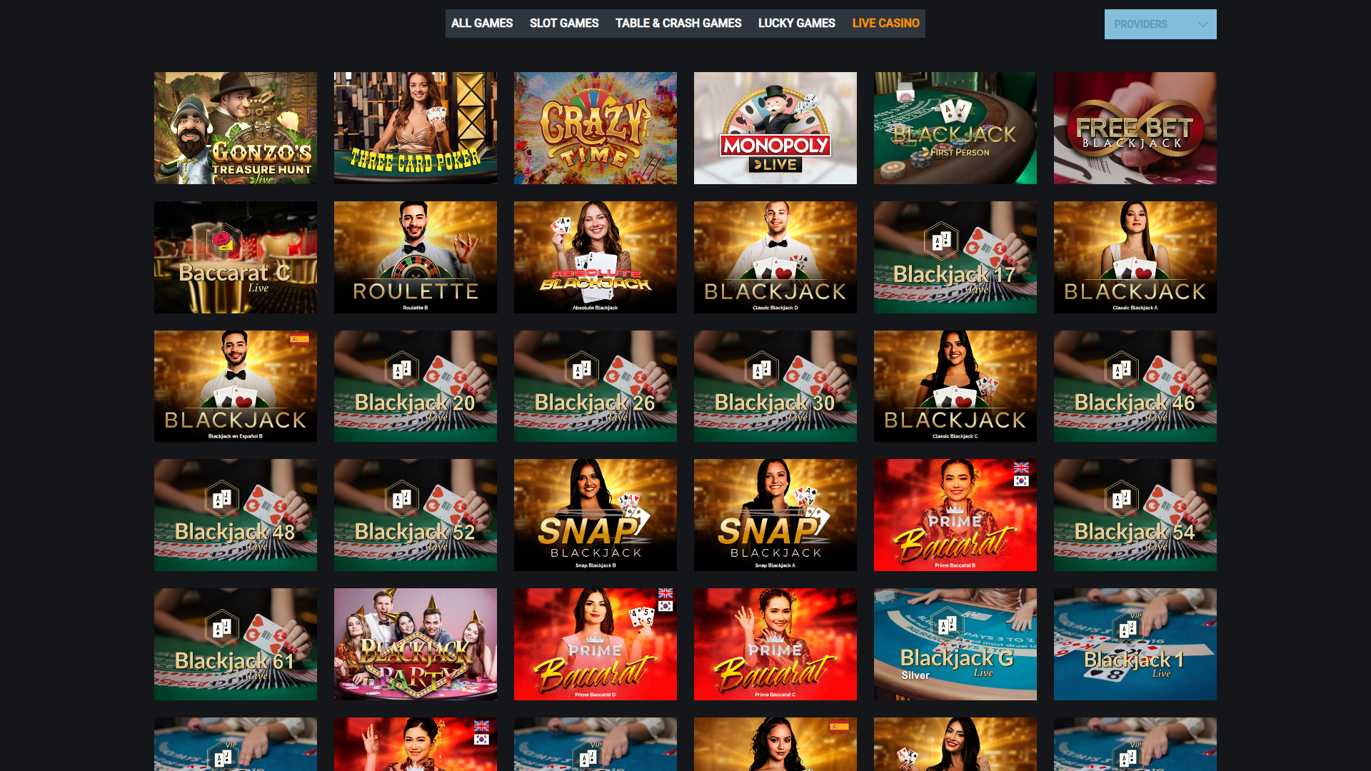 Croupier en direct sur ordinateur de Betstro Casino