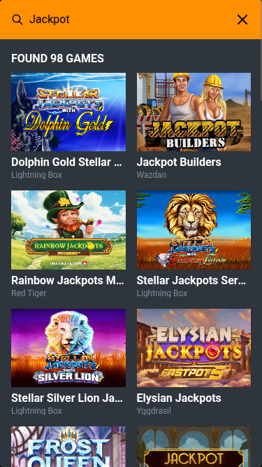 Jackpot mobile de Betstro Casino