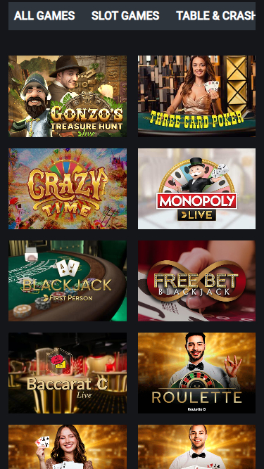 Croupier en direct mobile de Betstro Casino
