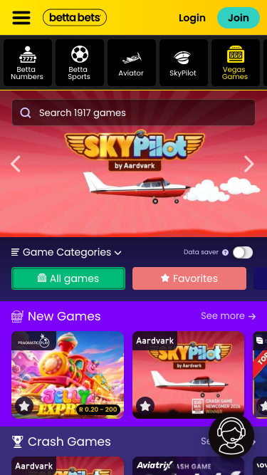 Jeux mobiles de casino Bettabets