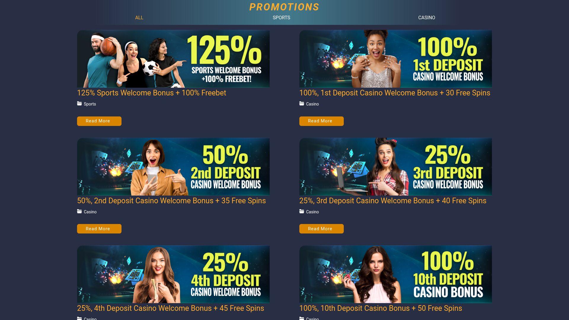 Promozioni desktop di Bettogoal