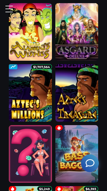 BettyWins Casino Mobile Jackpot