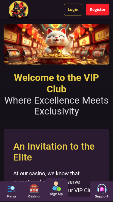 VIP-Screenshot von Beturo Casino für Mobilgeräte