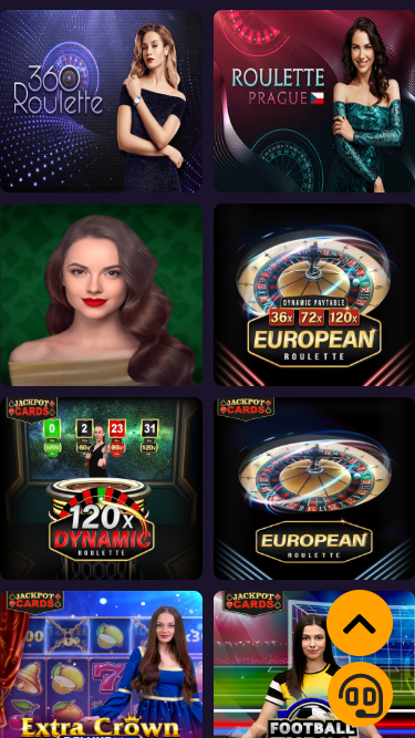 Croupier en direct mobile de BeVegas Casino