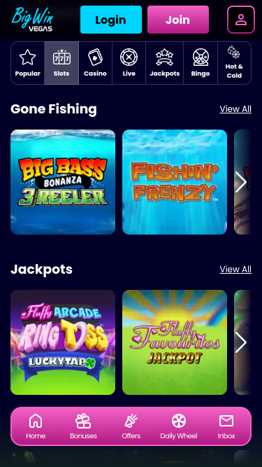 Big Win Vegas Casino mobile Spiele