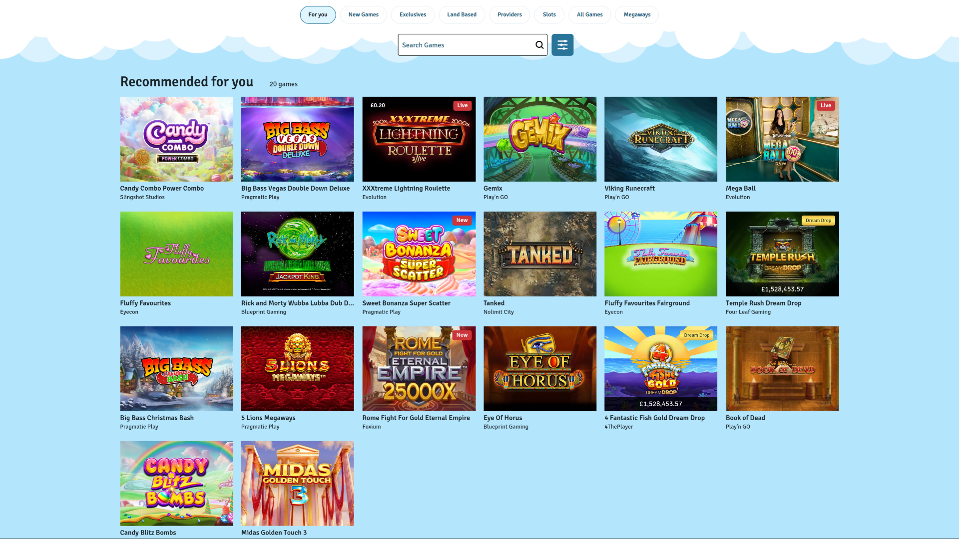 Jeux de la version de bureau de Bingo.com Casino